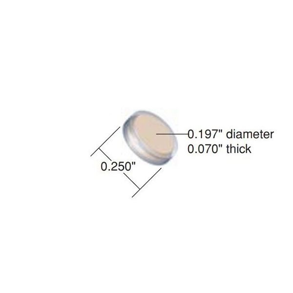 IDEX PEEKフリット 0.197×0.070×0.250(10pk) A-722X 1セット(10個) 64-3954-46（直送品）