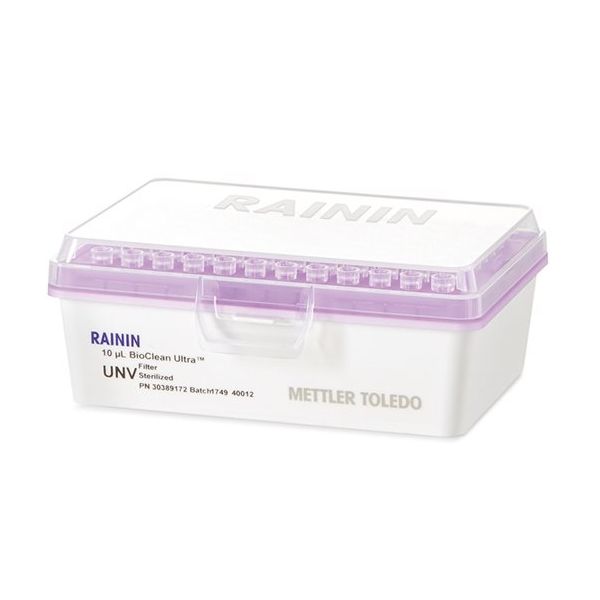 低吸着汎用チップ(リムーバブルカバーラック入)ローリテンションチップ RT UNV 10μL L 960A/10 30389180（直送品）