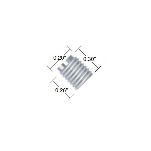 フラッシュナット for 1/8"， 1.8mm， 2.0mm， 2.5mm， 3.0mm OD tubing(10pk) F-368X（直送品）