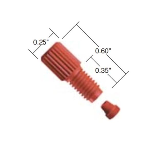 VACUTIGHT フィッティング W/Pー840 Short Headless Nuts(10pk) P-844X 1セット(10個)（直送品）