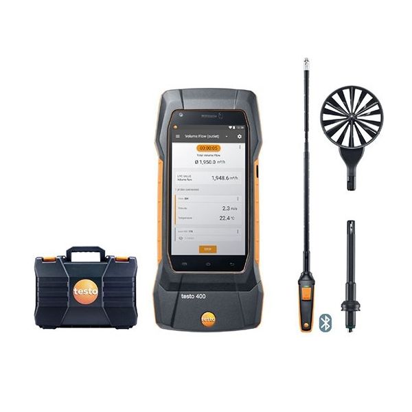 テストー 風速計コンボセット2 testo 400 0563 0400 72 1セット 64-3966-60（直送品）