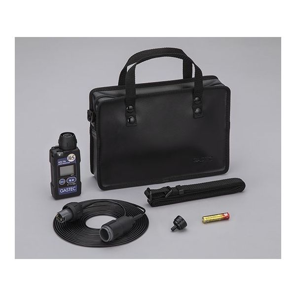 ガステック 装着形硫化水素検知警報計 5mコード付属+校正証明書(試験成績書付) HS-7A-S+ 1式 64-3949-75（直送品）