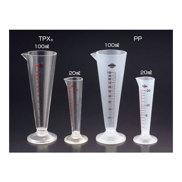 サンプラテック メートルグラス 100ML(PP) 06504 1個 64-3693-23（直送品）