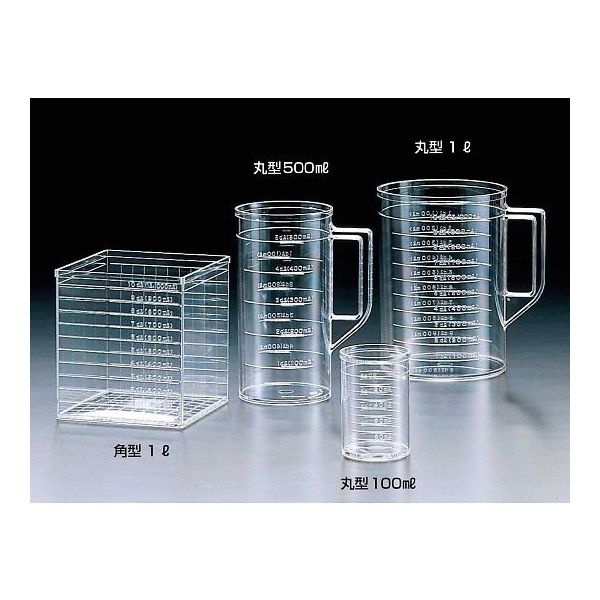 サンプラテック リットルます 丸型 100mL 01112 1個 64-3693-18（直送品）