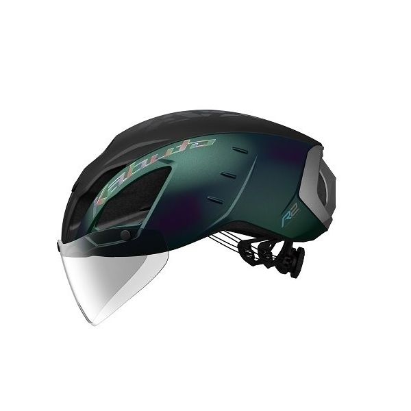 オージーケーカブト ヘルメット AEROーR2 XS/S(54ー56cm) マットトランスグリーン 20607579 1個（直送品）
