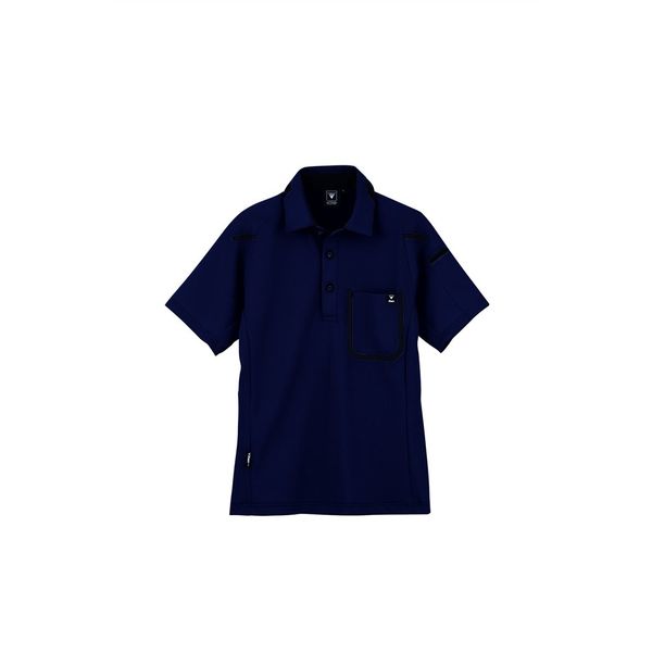 ジーベック（XEBEC） T100半袖ポロシャツ コン L 6190-10-L 6190 1着