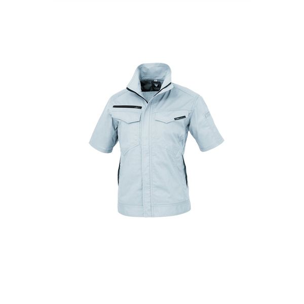 ジーベック レディス半袖ブルゾン シルバーグレー 7 1700ー22ー7 1700 1着（直送品）