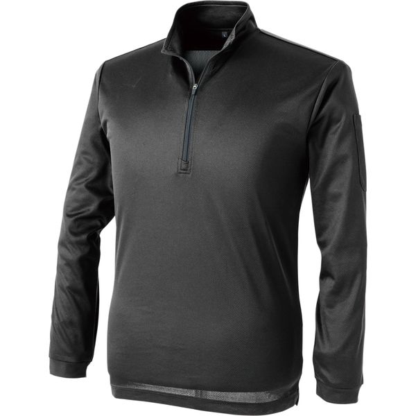 【新品】1piu1uguale3golf×三浦技研長袖ポロシャツ/ブラック5 grt191-wh-1.jpg