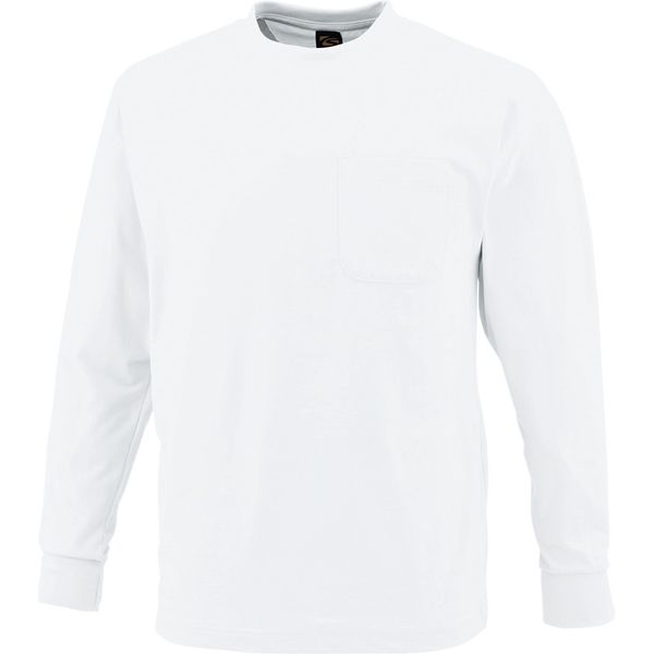 中国産業 1401C's CLUB長袖Tシャツ（ポケットあり）シロ4L 1401-18-4L 1枚（直送品）