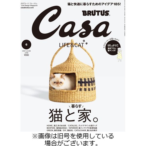 CasaBRUTUS(カーサブルータス) 2022/08/10発売号から1年(12冊)（直送品）