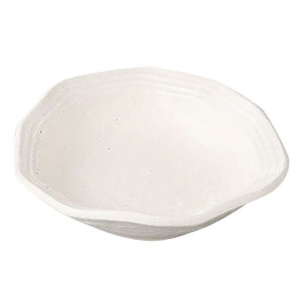 みやび街道 丸小鉢 白変形4.0深皿 (5個入) mkd-07032323（直送品）