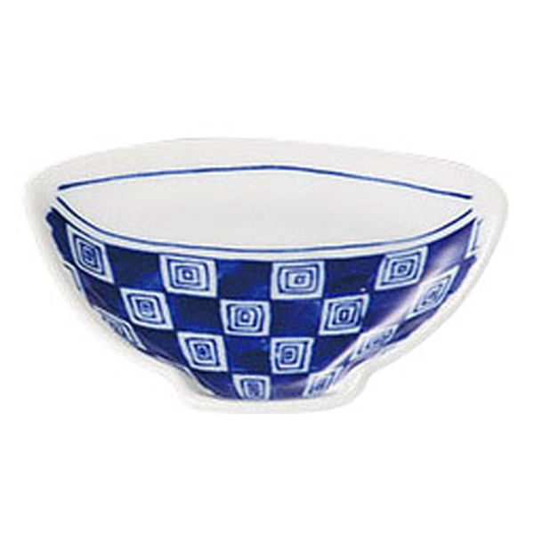 みやび街道 小皿 市松飯碗型豆皿 (7個入) mkd-27203343（直送品）