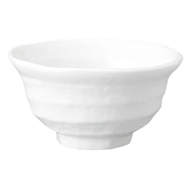 みやび街道 飯碗 白磁ロクベ型茶碗(小) (4個入) mkd-53601793（直送品）