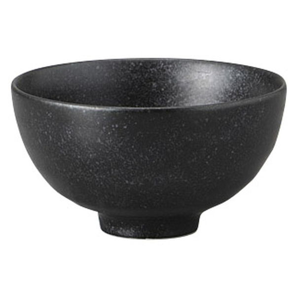 みやび街道 飯碗 黒釉茶碗 (6個入) mkd-53528053（直送品）