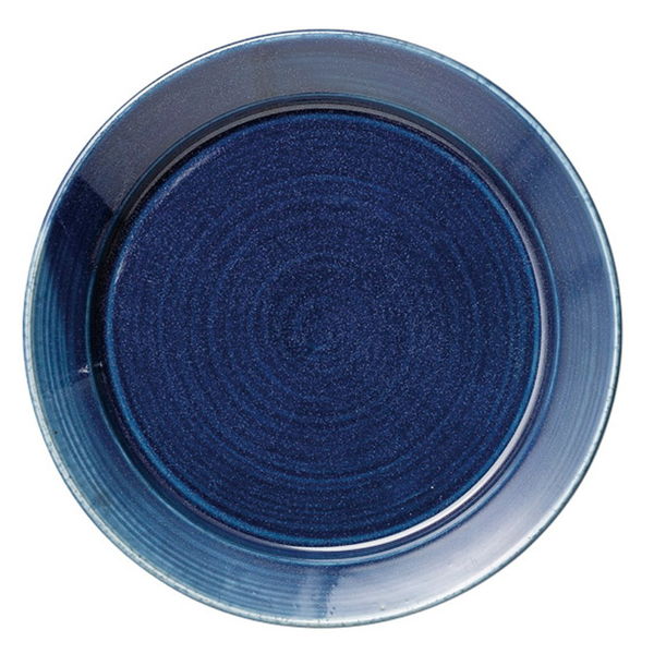 みやび街道 中皿 藍リム6.0プレート (2個入) mkd-65401713（直送品）