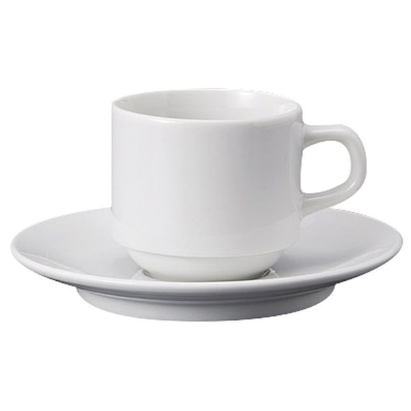 みやび街道 カップ＆ソーサー ベーシックスタックコーヒー碗皿 (6個入) mkd-77218373（直送品）