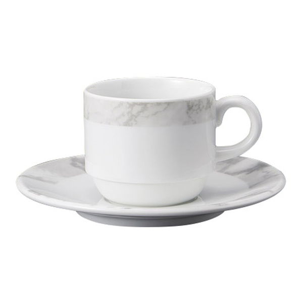 みやび街道 カップ＆ソーサー アラベスカートスタックコーヒー碗皿 (3個入) mkd-77327373（直送品）