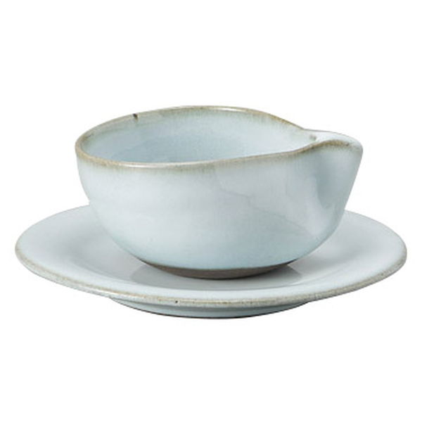 みやび街道 カップ＆ソーサー 白天目ツマミコーヒー碗皿 (2個入) mkd-77848323（直送品）