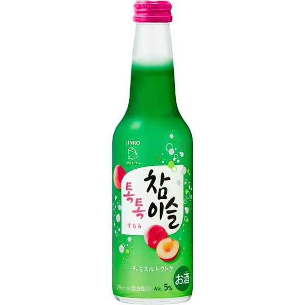 眞露」チャミスルトクトク すもも 275ml Alc.5％ しゅわしゅわの