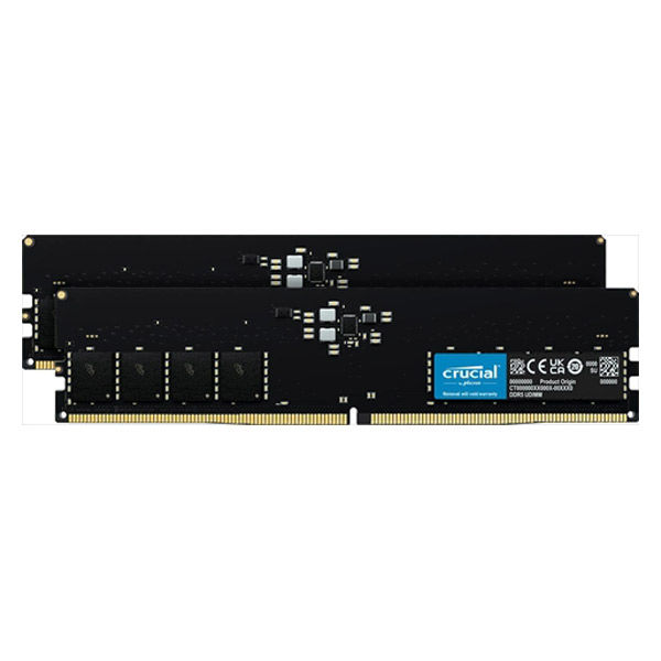 増設メモリ デスクトップ向け DDR5-4800 32GBx2（計64GB） UDIMM