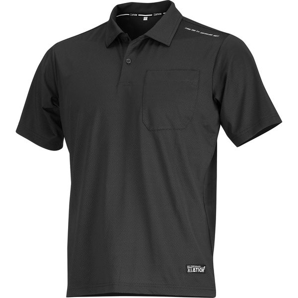 カジメイク Newシェイドドライナー半袖シャツ LL ブラック