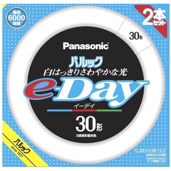 パナソニック FCL30EXD28EF32T パルックe-Day蛍光灯 丸形・スタータ形 30形 パルックｄａｙ色 4549980590362（直送品）