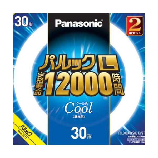 パナソニック FCL30EXD28LF32T パルック L蛍光灯 丸形・スタータ形 30形+30形 クール色 4549980590386（直送品） -  アスクル