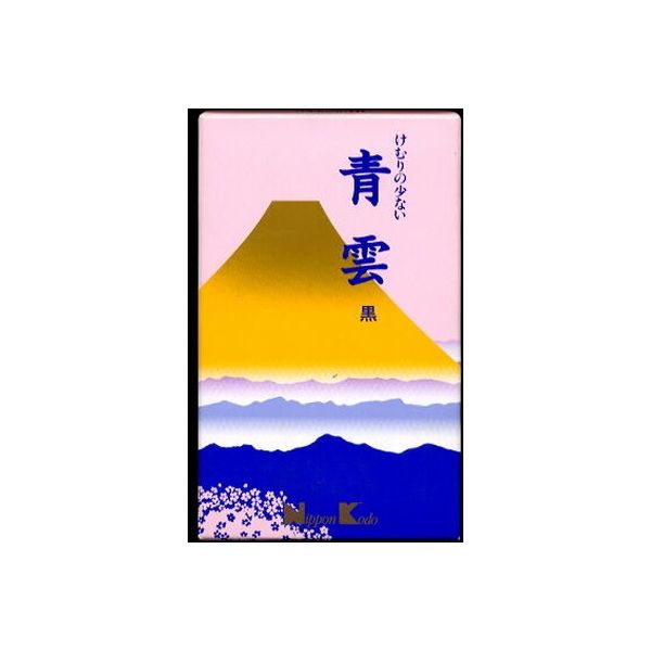 日本香堂 青雲 黒 大型バラ詰 4902125217003 220G×5点セット（直送品）