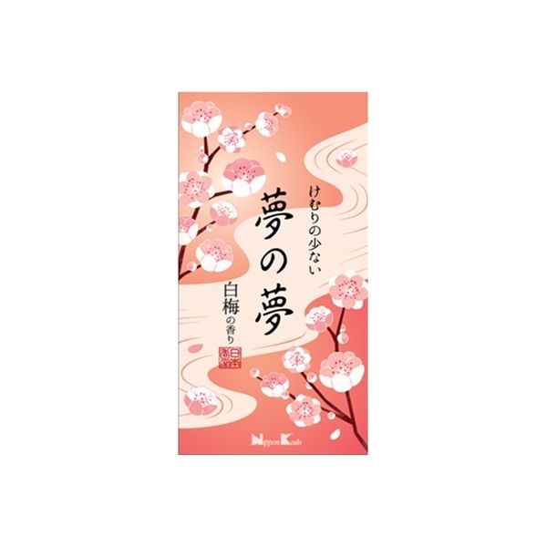 日本香堂 夢の夢 白梅の香り バラ詰 4902125268074 100G×10点セット（直送品）