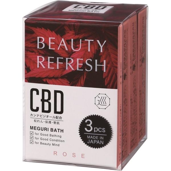 MEGURI BATH ローズの香り 4971902088891 3個×12点セット 小久保工業所（直送品）