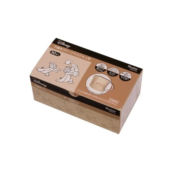 スケーター 不織布マスク大人用チップ＆デール MSKP40 4973307574306 30枚×12点セット（直送品）