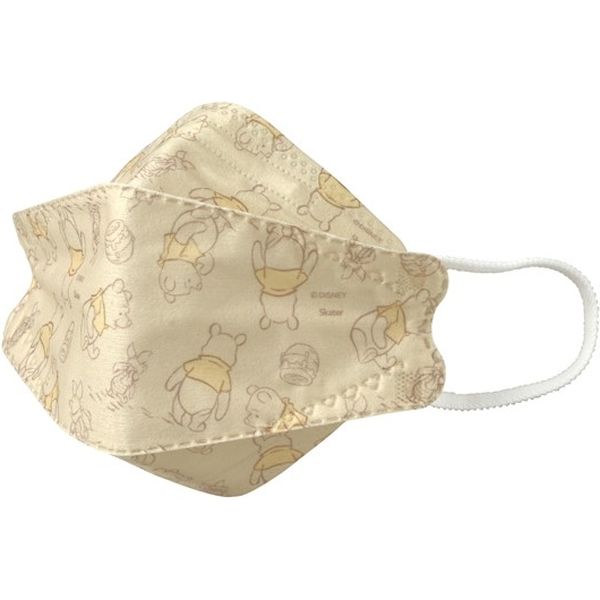 スケーター 立体マスク子供用くまのプーさん MSKSH3 4973307575600 1セット(5枚×12点セット)（直送品）