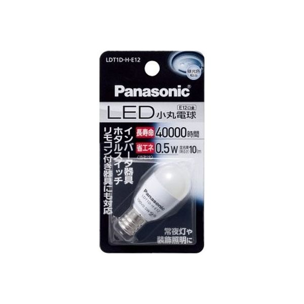 パナソニック LED電球 小丸電球タイプ LDT1DHE12 4984824905337 1個×20点セット（直送品）