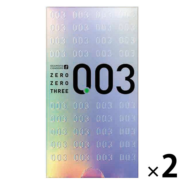 オカモト ゼロゼロスリー(R) 0.03 コンドーム 1セット（12個入×2箱