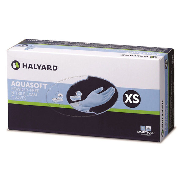 ハリヤード アクアソフト ニトリルグローブ XS 43932 1箱（300枚入