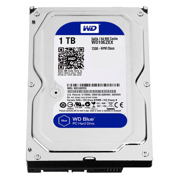 内蔵HDD 1TB ウエスタンデジタル WD10EZEX 1台