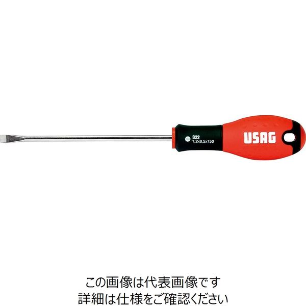 USAG マイナスドライバー0.5x3x75 322-0.5X3X75 1セット(3個)（直送品）