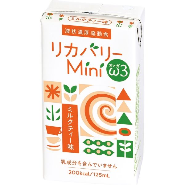 リカバリーMiniω3 ミルクティー味 A72893 12本×2箱 ニュートリー（取寄品） 7,706円