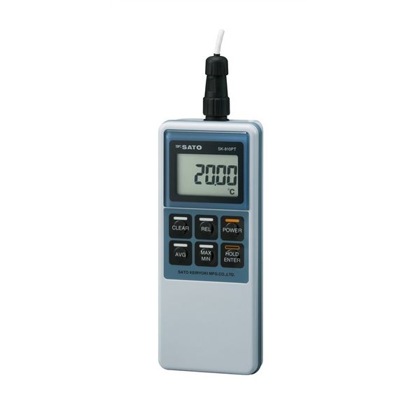 佐藤計量器製作所 精密型デジタル温度計 SK-810PT（指示計のみ） 8012-00 1台（直送品）