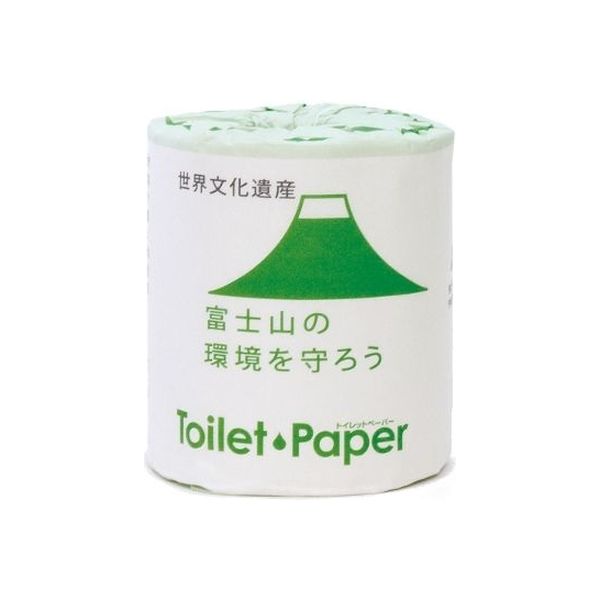 林製紙 (2170)富士山ロール1ロールダブル個包装トイレットペーパー 632356 1セット(100個)