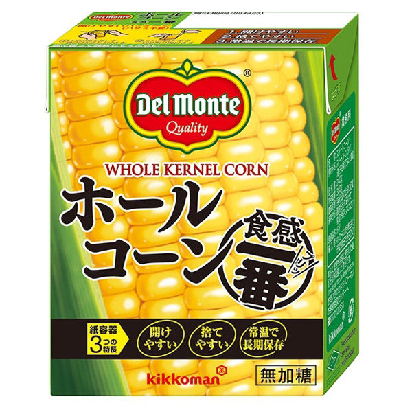 「業務用」キッコーマン食品 ホールコーン（食感一番） 380G(固形240G)×24PC（直送品）