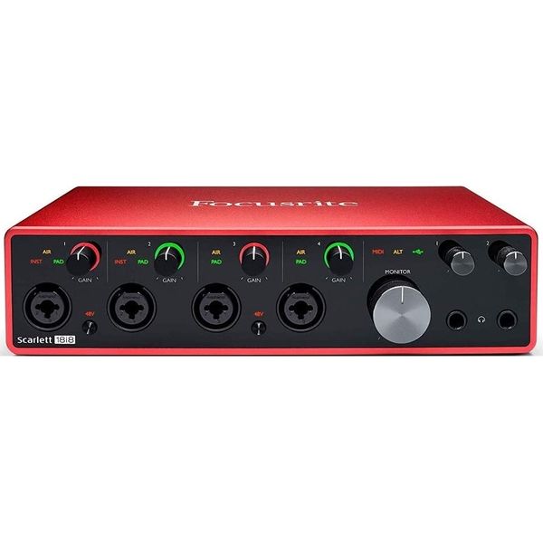 Focusrite フォーカスライト Scarlett 18i8 3rd Gen オーディオインターフェイス（直送品）