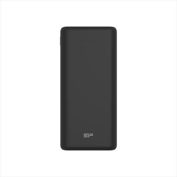 モバイルバッテリー 20000mAh Cポート×1 Aポート×2 18W PD対応 急速充電 ブラック シリコンパワー