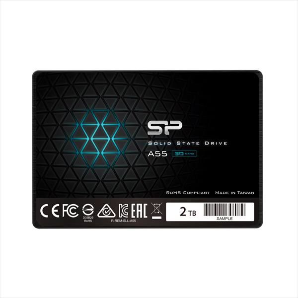 内蔵SSD 2TB SATA 2.5インチ SPJ002TBSS3A55B 1個 シリコンパワー