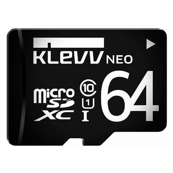 microSDカード 64GB UHS-I U1 SDXC （アダプタ無） U064GUC1U18-D 1枚 KLEVV - アスクル
