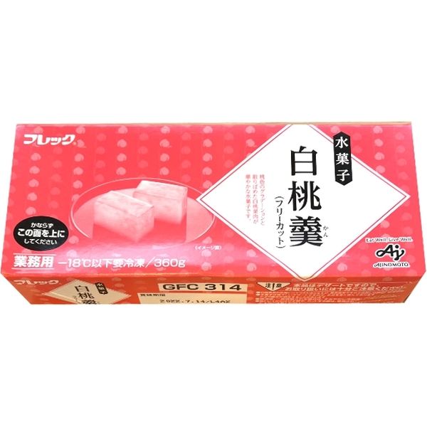「業務用」 味の素冷凍食品 水菓子　白桃羹　360g×4本（直送品）