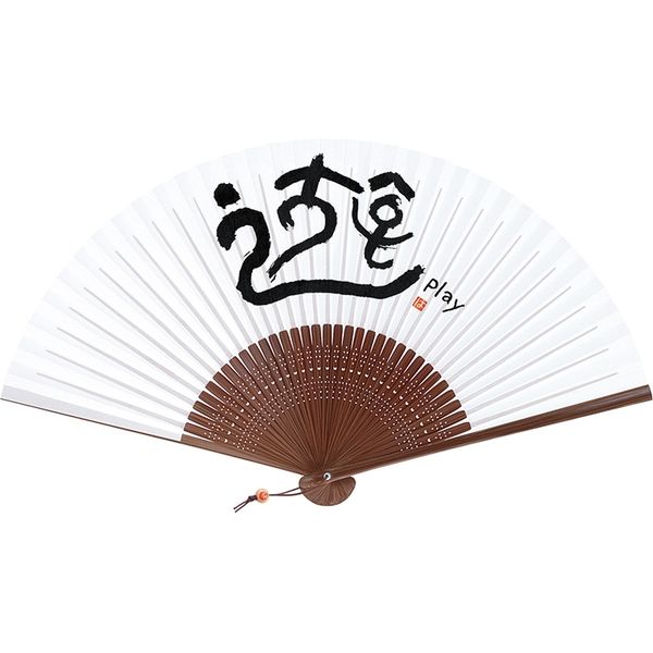 岡本肇 新水墨 扇子 シリーズ遊 629 1本 新日本カレンダー（直送