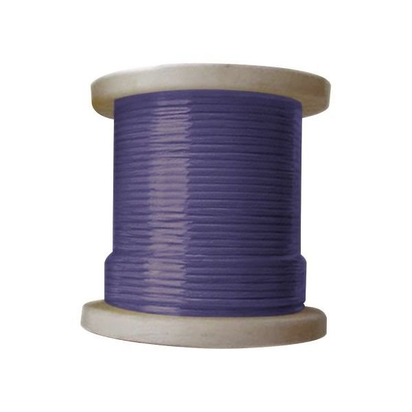 SWCC 昭和電線ケーブルシステム 青 50m 24 AWG UL1007 #24 Blue Bobbin 1リール(50m)（直送品）