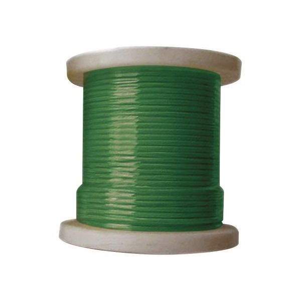 SWCC 昭和電線ケーブルシステム 緑 50m 24 AWG UL1007 #24 Green Bobbin 1リール(50m)（直送品）