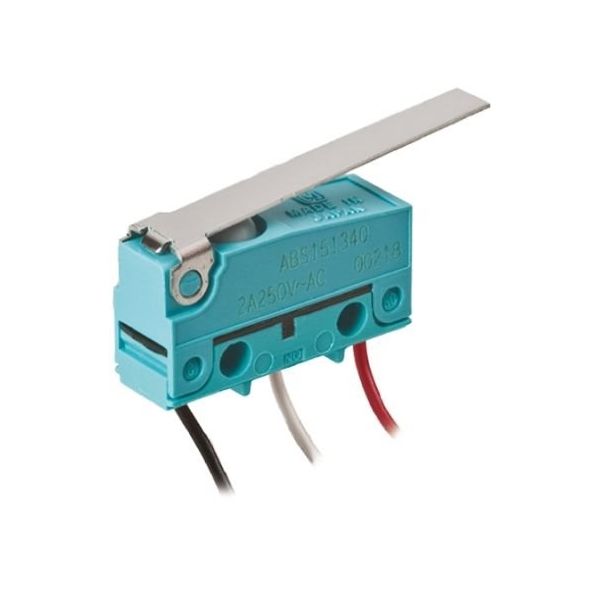 マイクロ スイッチ 6A/AC 250V ロング ストレート ヒンジ レバー